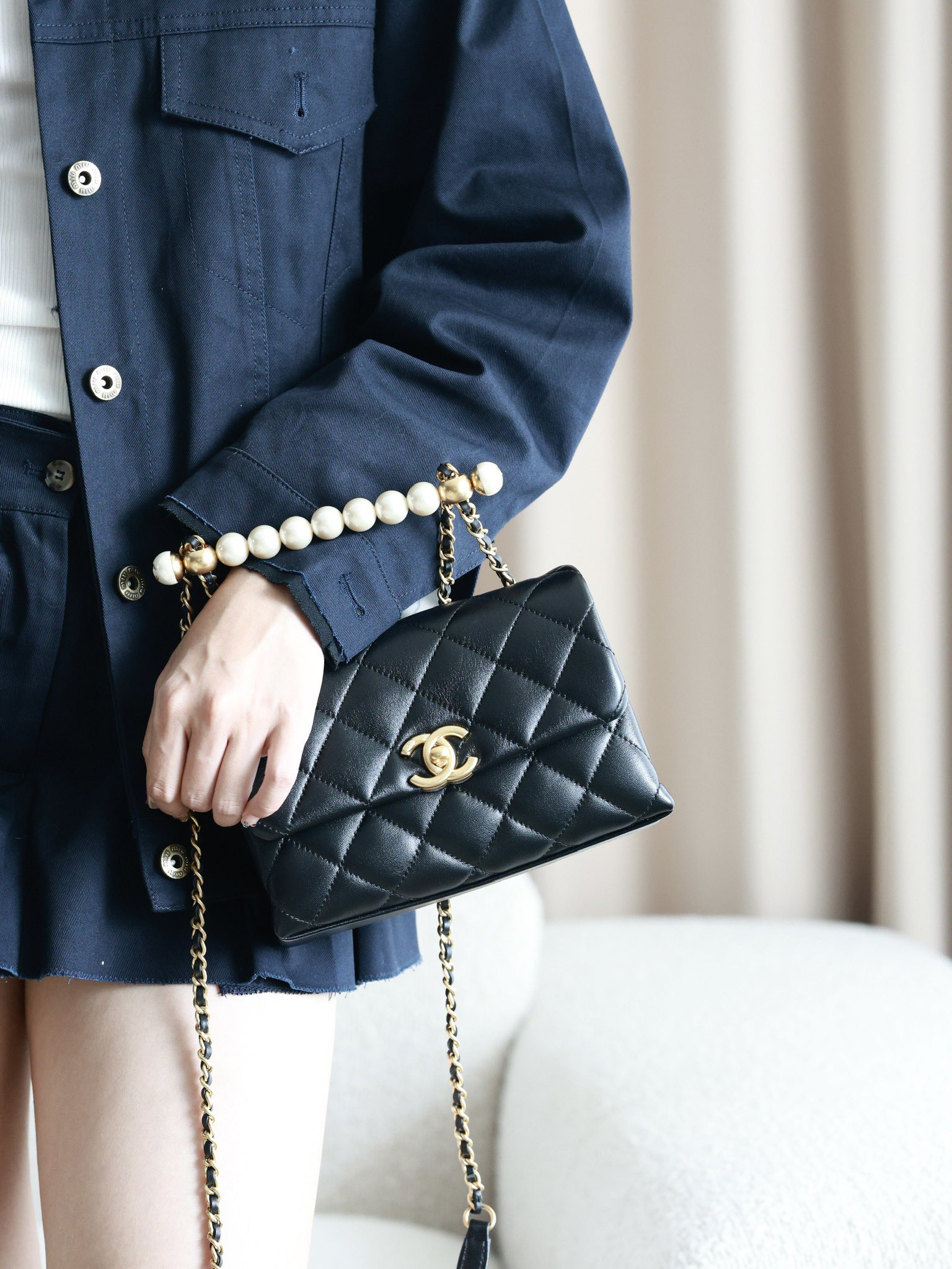 Chanel Classic Handcrafted Luxury Leather Shoulder Bag Ref.15AF968C 6