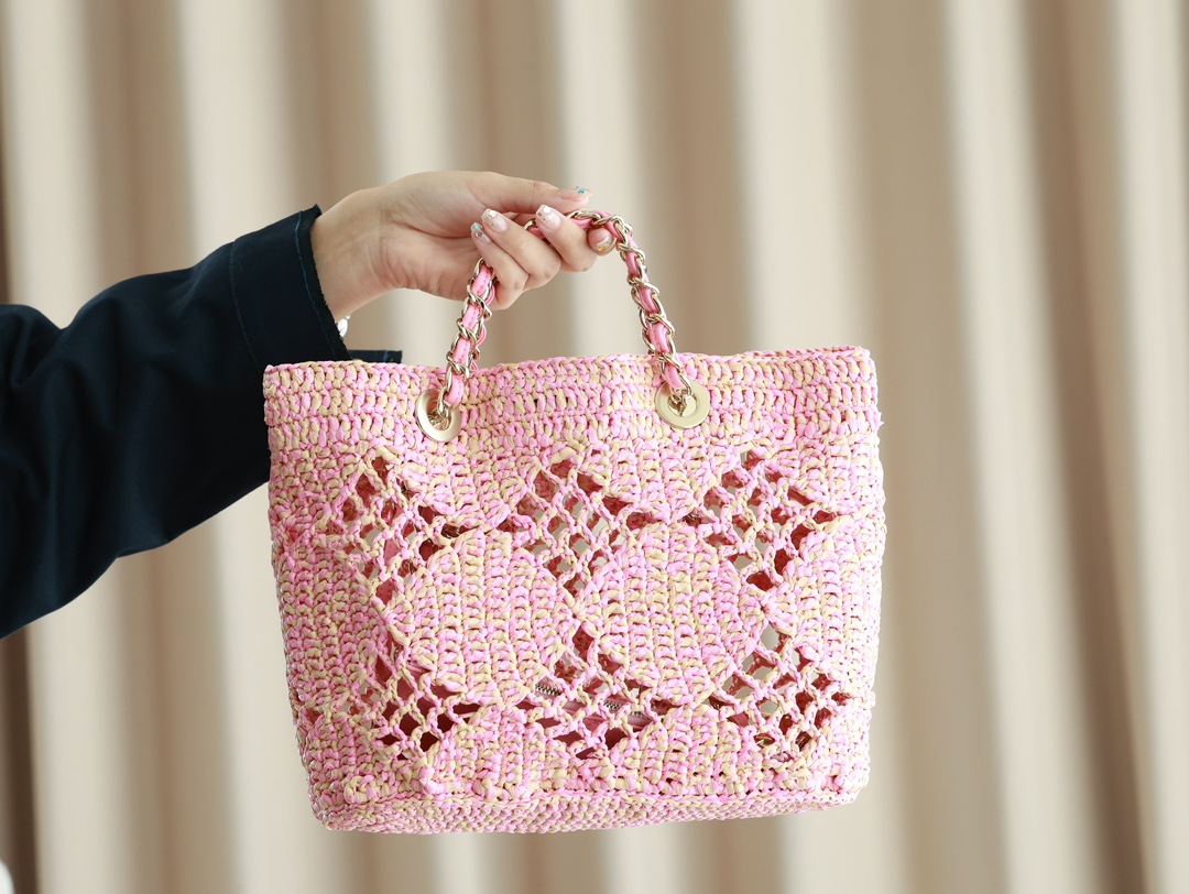 chanel 2024 草编购物袋 3