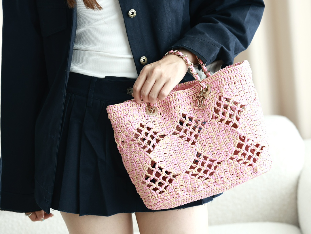 chanel 2024 草编购物袋 4