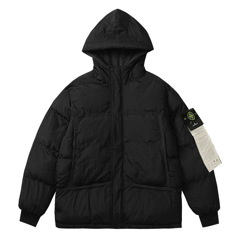 🔥Modelo 562🔥 Nuevo modelo 23 Stone Island chaqueta acolchada de nailon metálico, reflectante, impermeable, cálida y g…