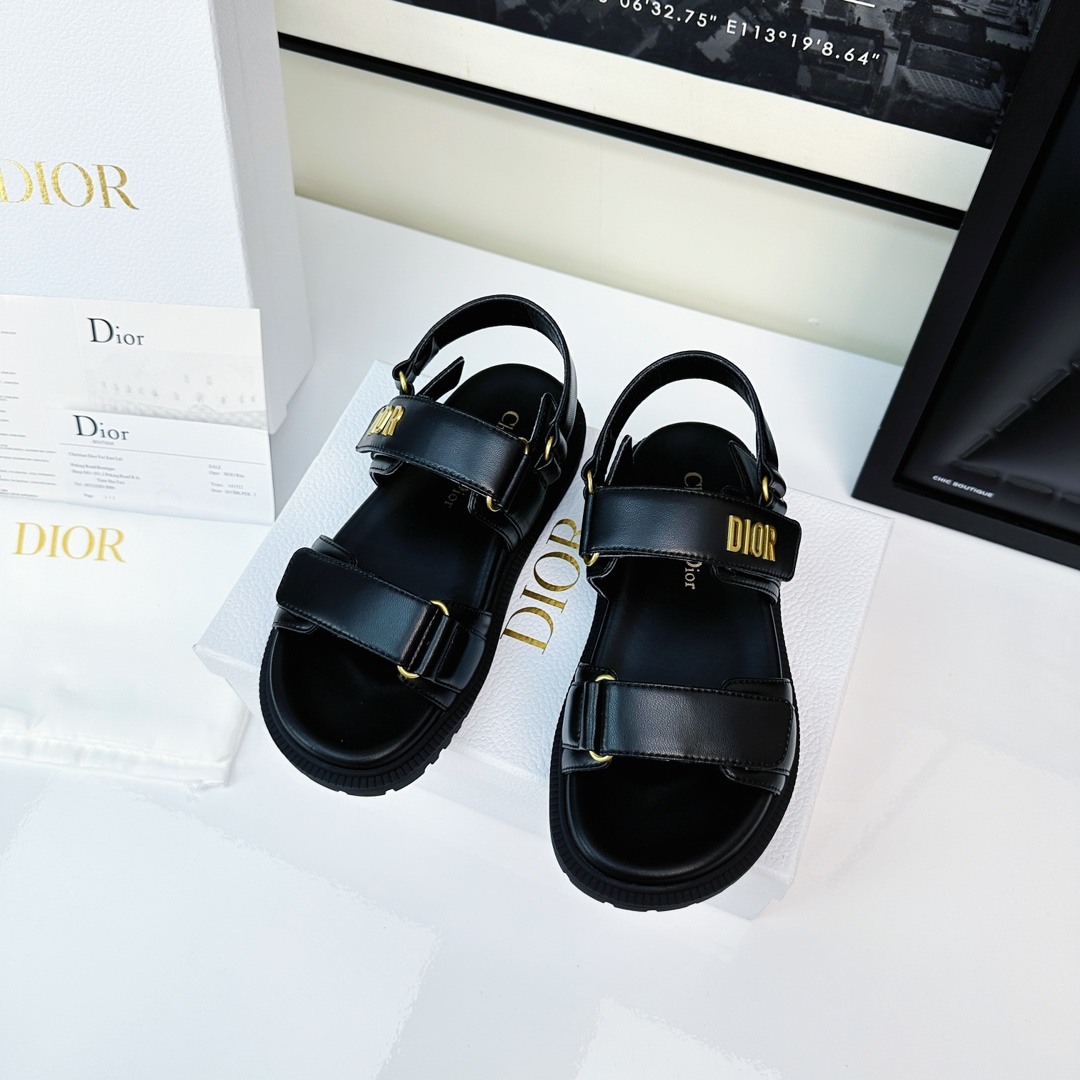 NO:412761,Black leather sandals sandals19860909皮面黑色,凉鞋,sandals,Women's Shoes
