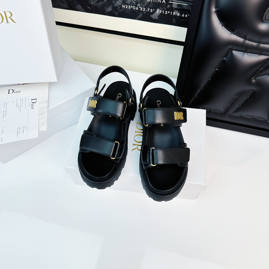 NO:412593,Black leather sandals sandals19860909皮面黑色,凉鞋,sandals,Women's Shoes