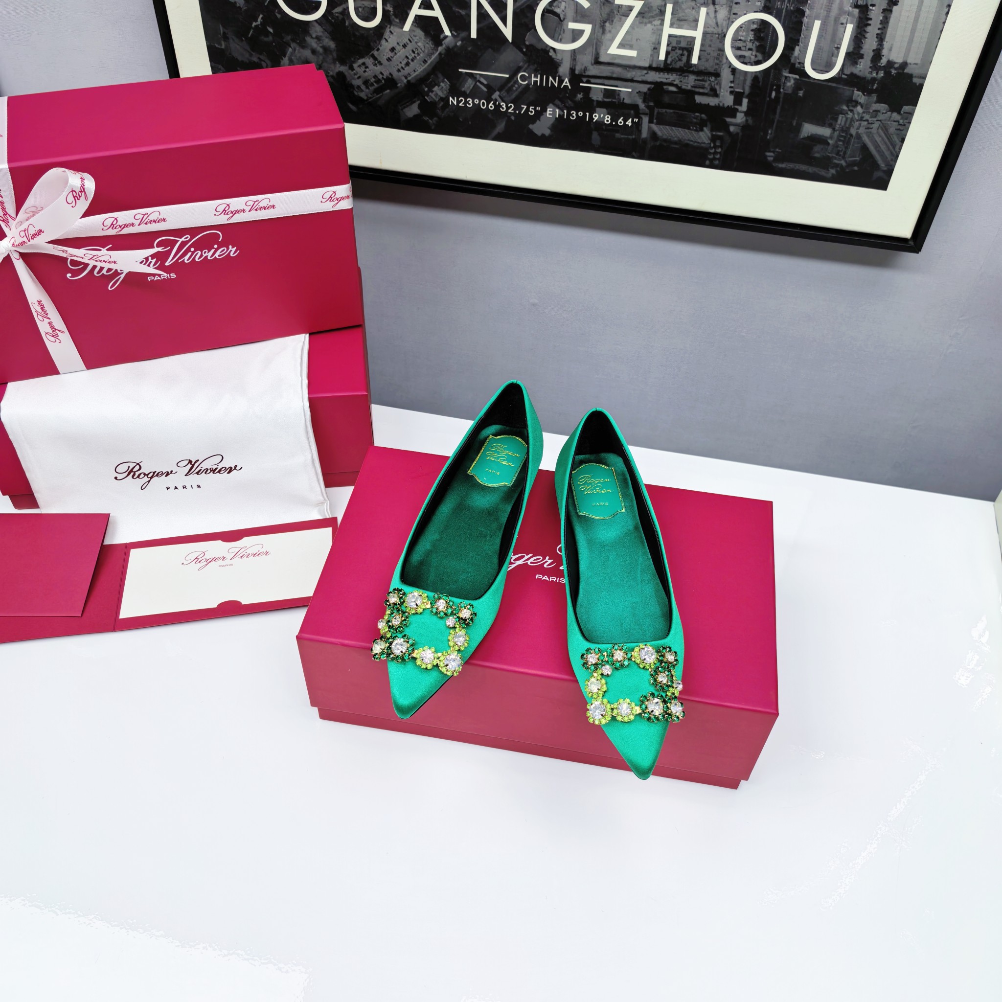 NO:237954,Flat-green, single shoes19860909平底-绿色,单鞋,Women's Shoes