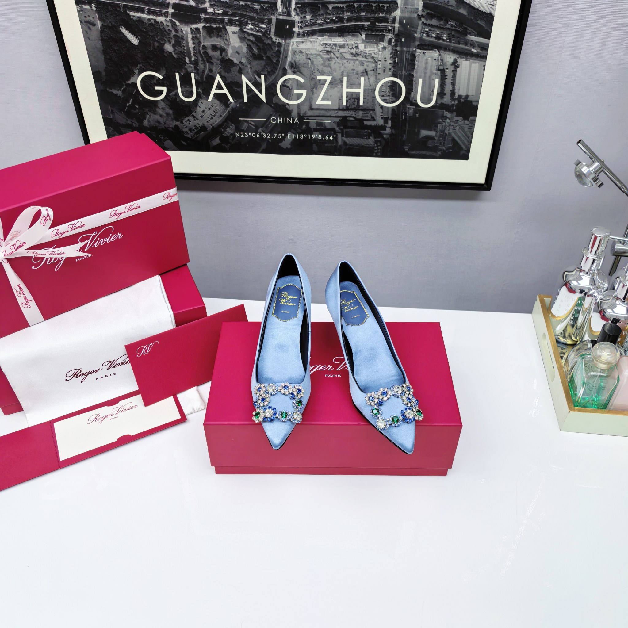 NO:237930,6.5CM-Mist Blue, Single Shoes198609096.5CM-雾蓝色,单鞋,Women's Shoes