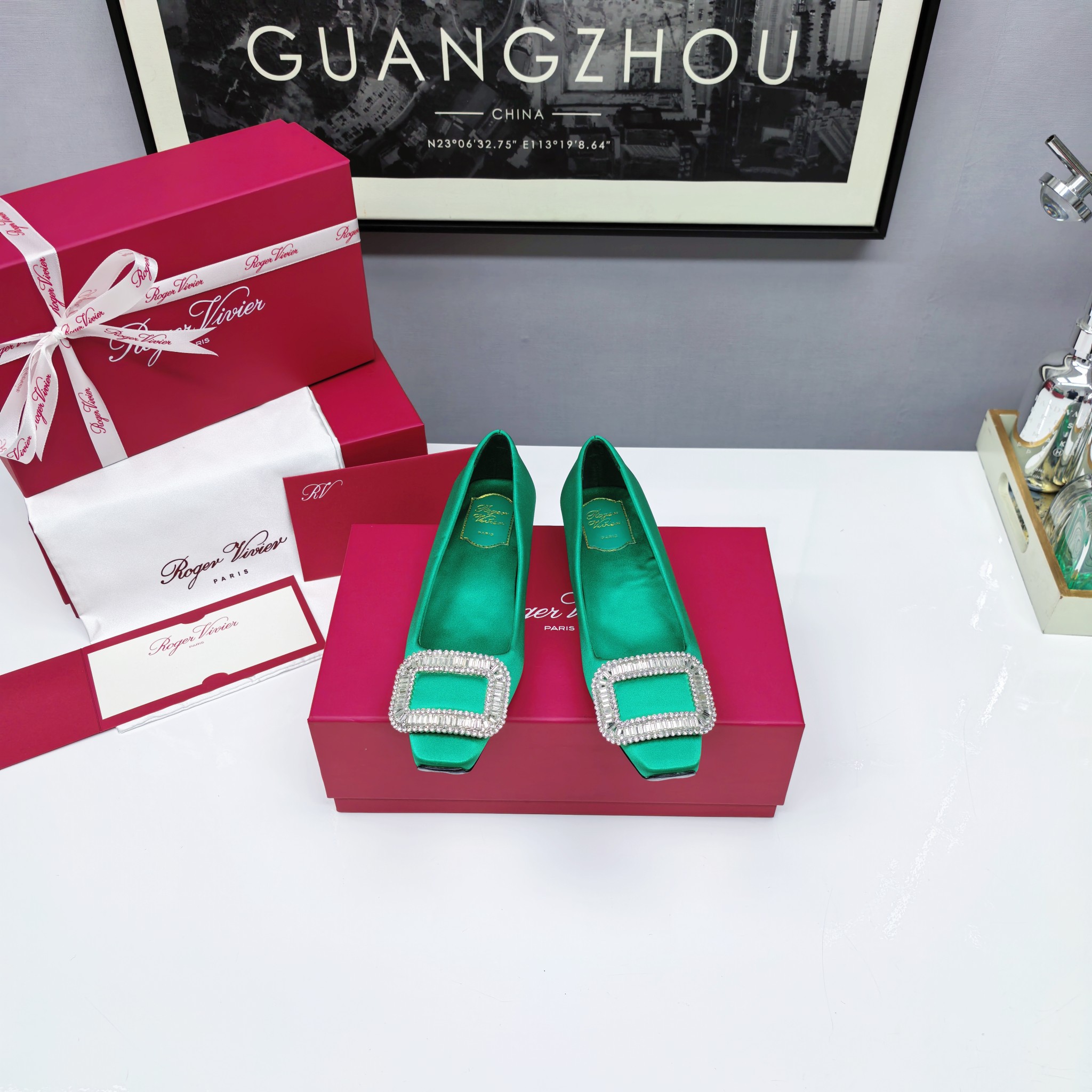 NO:237898,2.5CM-green, single shoes198609092.5CM-绿色,单鞋,Women's Shoes