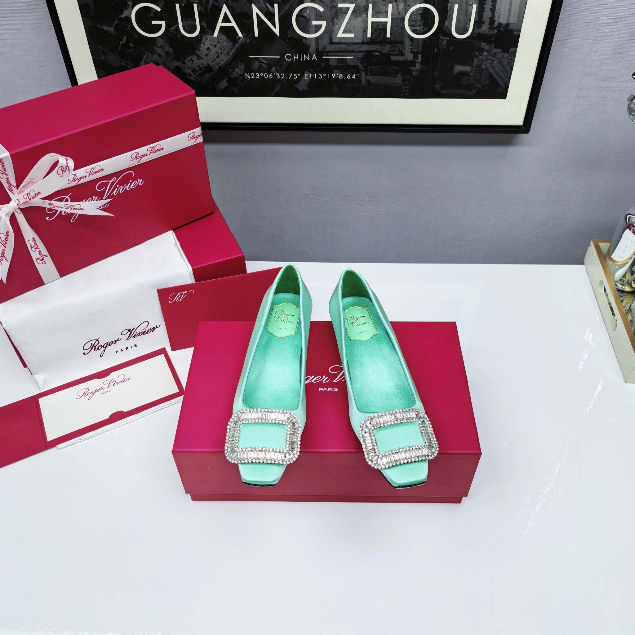 NO:237904,2.5CM-light green, single shoes198609092.5CM-浅绿色,单鞋,Women's Shoes