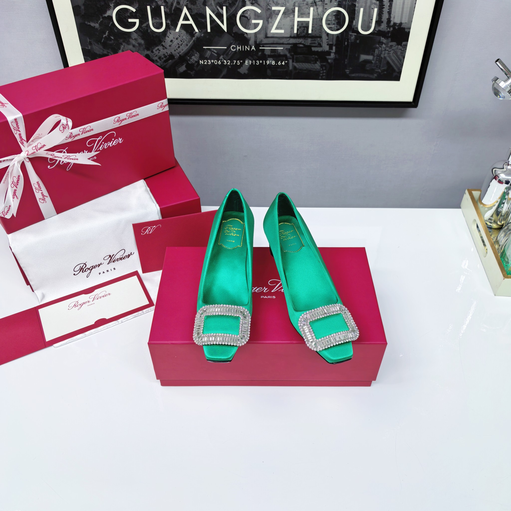 NO:237921,4.5CM-green, single shoes198609094.5CM-绿色,单鞋,Women's Shoes