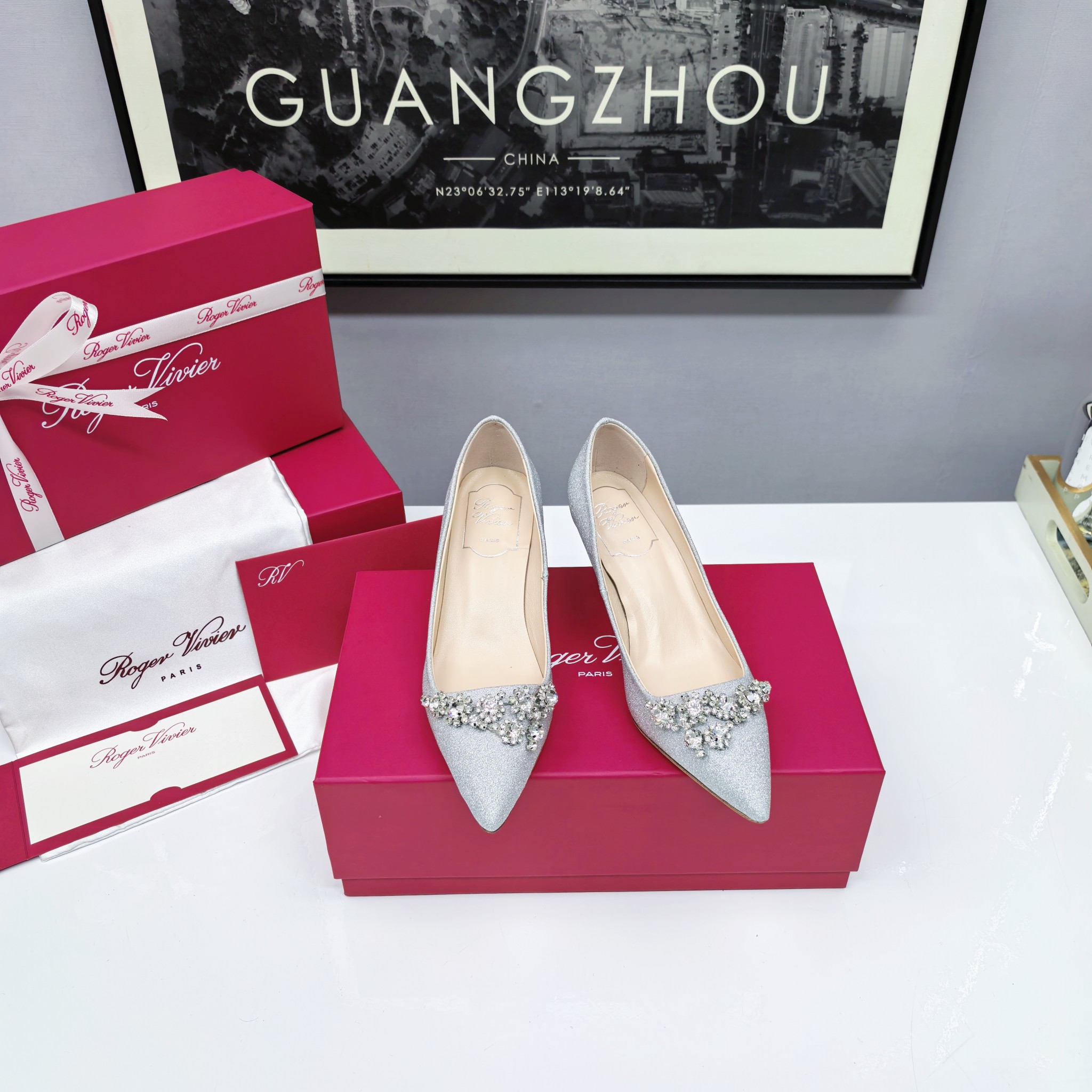 NO:493522,6.5CM-Silver Greet, high heels198609096.5CM-银色格力特,高跟鞋单鞋,high heels,Women's Shoes