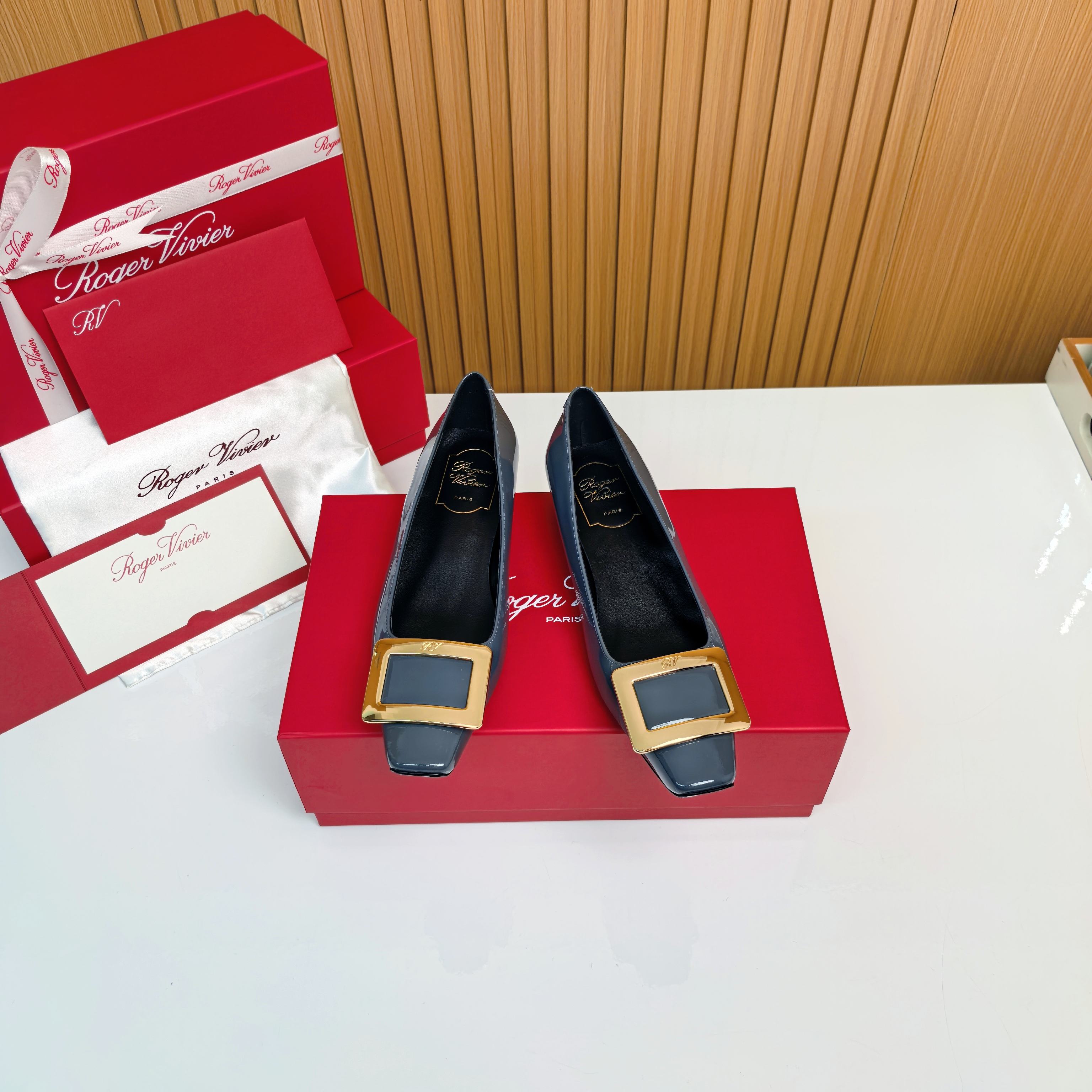 NO:751294,RV 2.5cm square heel 'fog blue', single shoes19860909RV 2.5cm方跟『雾蓝』,单鞋,Women's Shoes