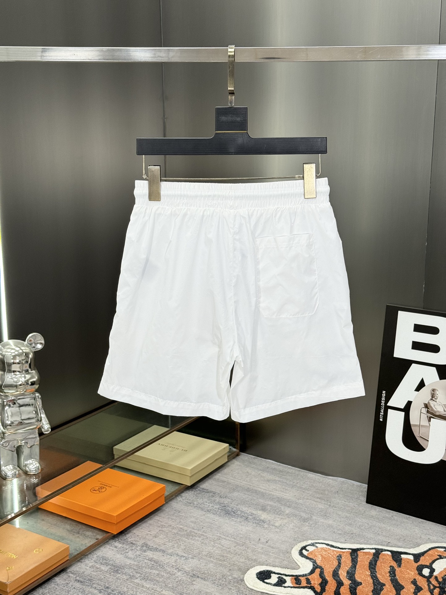 MONCLER Men's White Swim Trunks Summer Casual Shorts with Logo M-3XL 3 i1715372138 3003 3