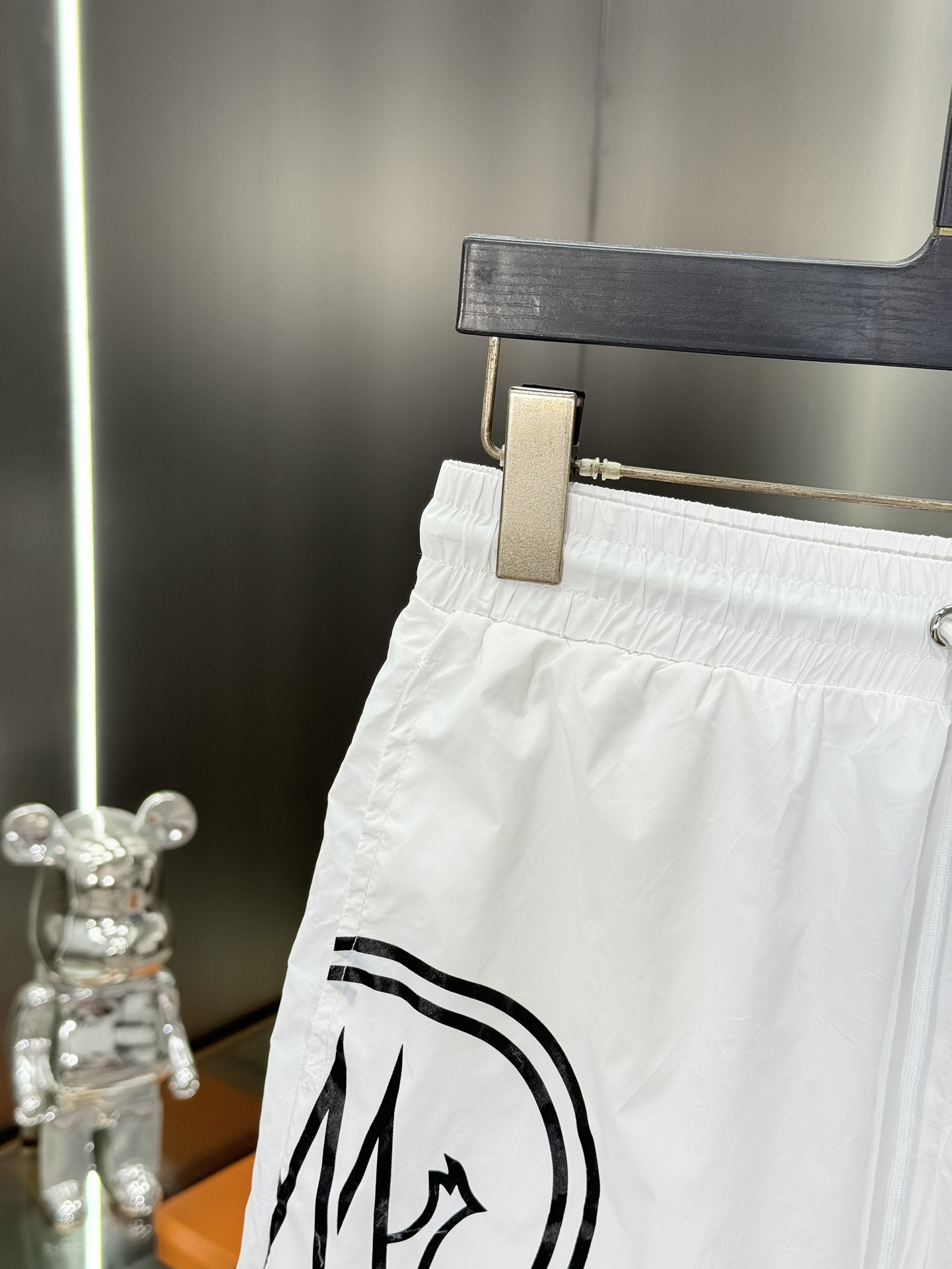 MONCLER Men's White Swim Trunks Summer Casual Shorts with Logo M-3XL 6 i1715372138 8262 10