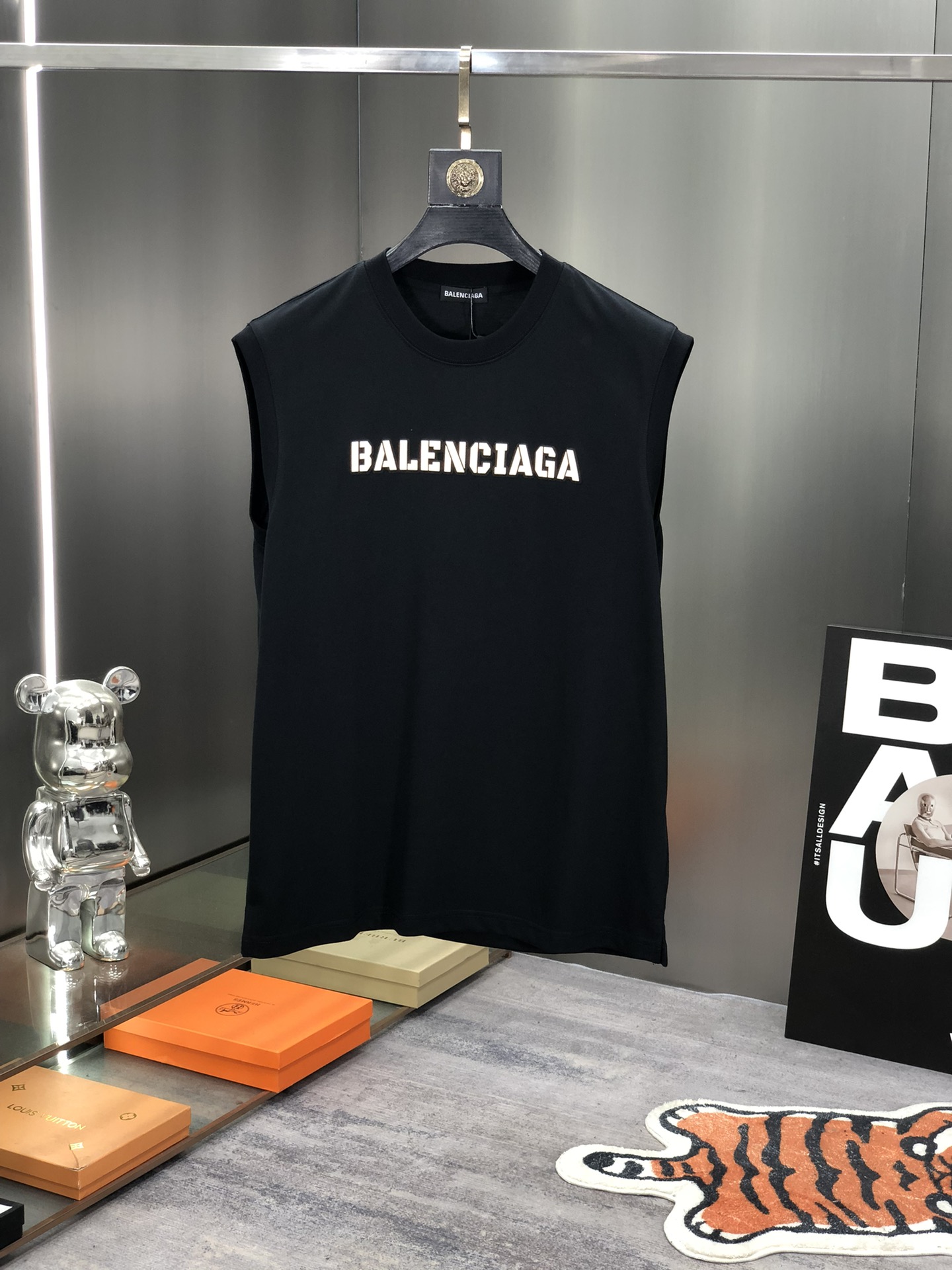 Balenciaga Clothing Tank Tops&Camis Waistcoats AAA Replica
 Unisex Cotton Summer Collection