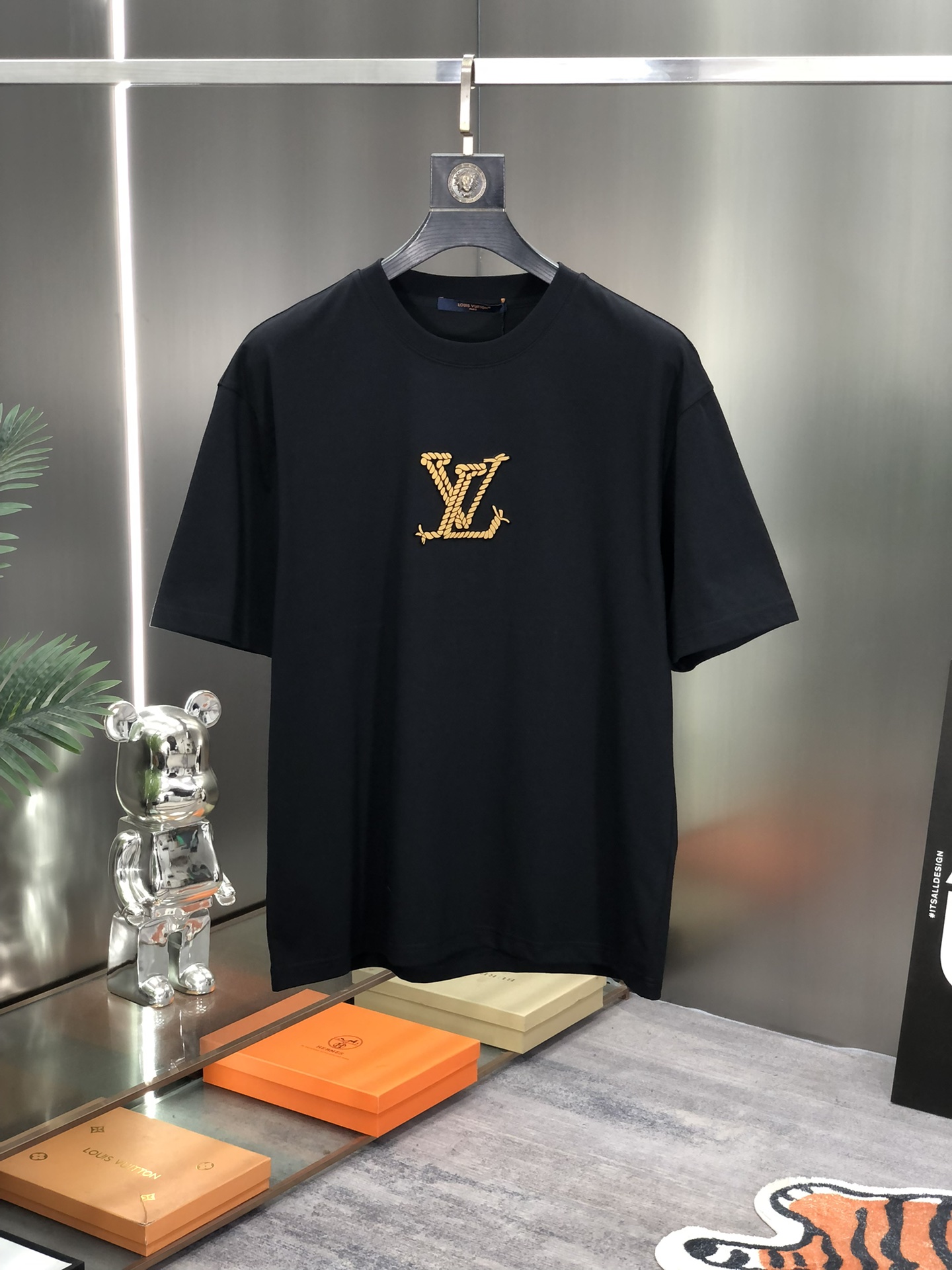 Louis Vuitton Clothing T-Shirt Wholesale Designer Shop
 Printing Unisex Cotton