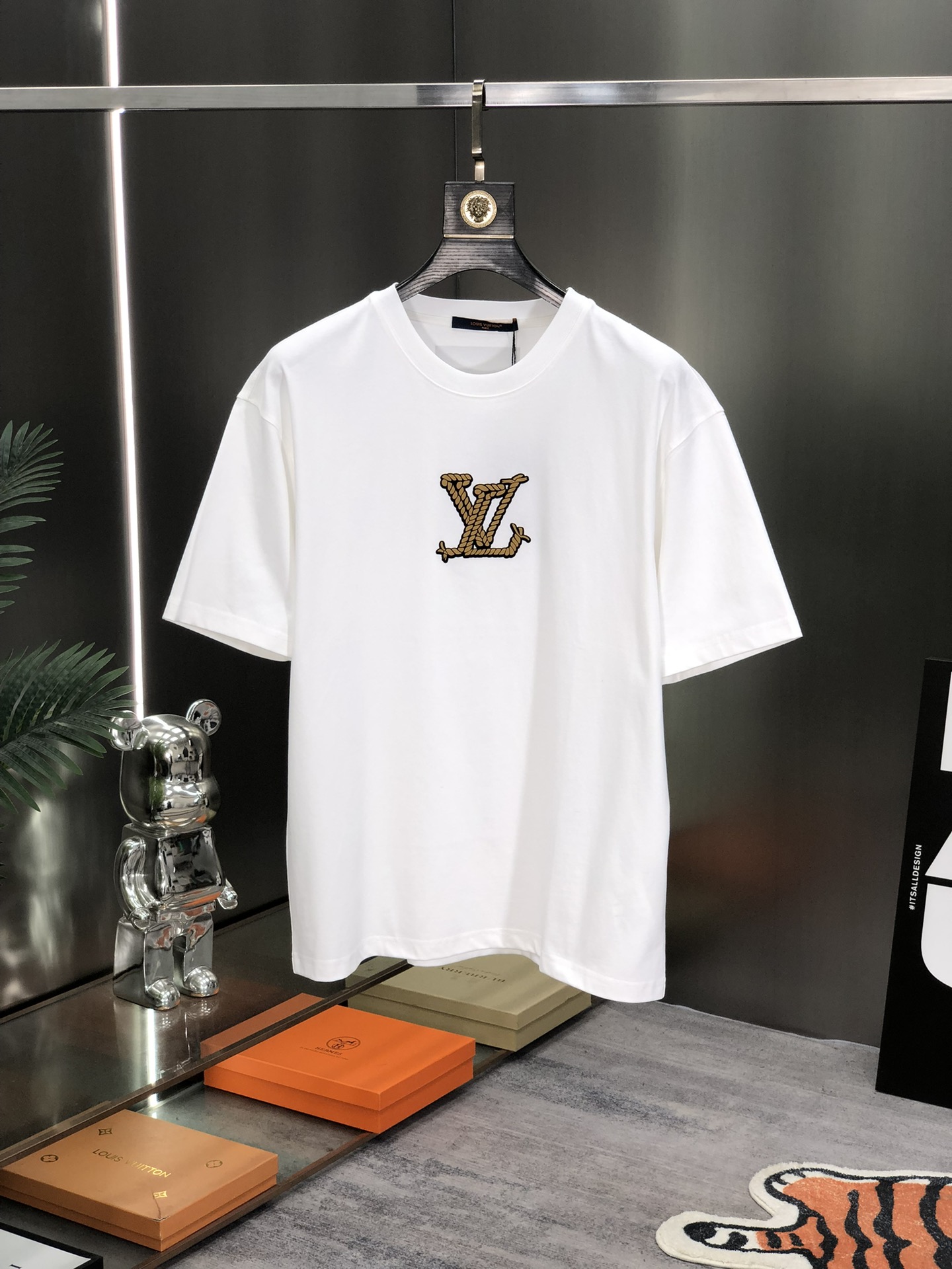Louis Vuitton Clothing T-Shirt Printing Unisex Cotton