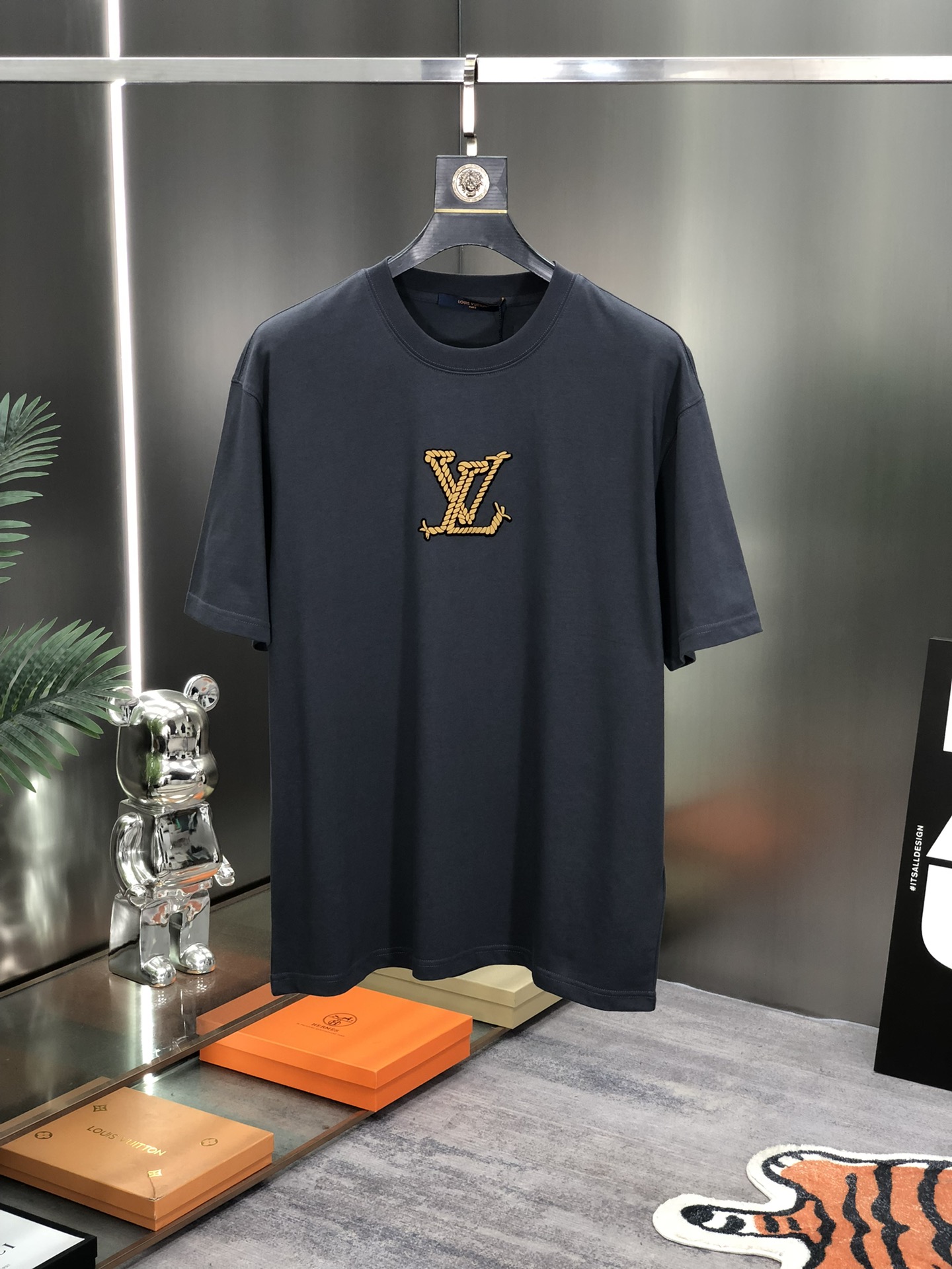 Louis Vuitton Clothing T-Shirt Wholesale Designer Shop
 Printing Unisex Cotton