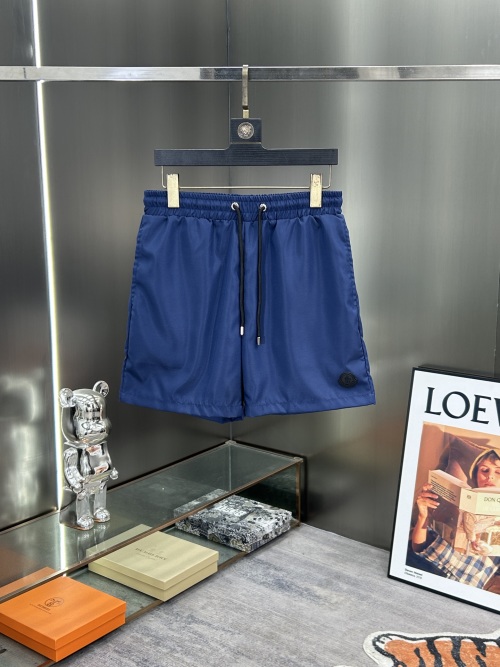 Moncler 2025 Spring/Summer Men's Blue Beach Shorts, Quarter Length - Stylish 1 Moncler 2025 Spring/Summer Men's Blue Beach Shorts, Quarter Length - Stylish