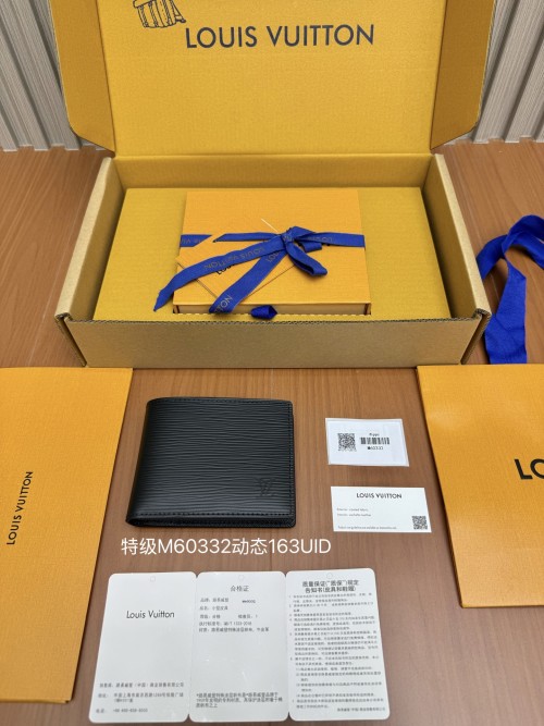 Louis Vuitton M60332 Epi Leather Wallet - Compact & Stylish 1 Louis Vuitton M60332 Epi Leather Wallet - Compact & Stylish