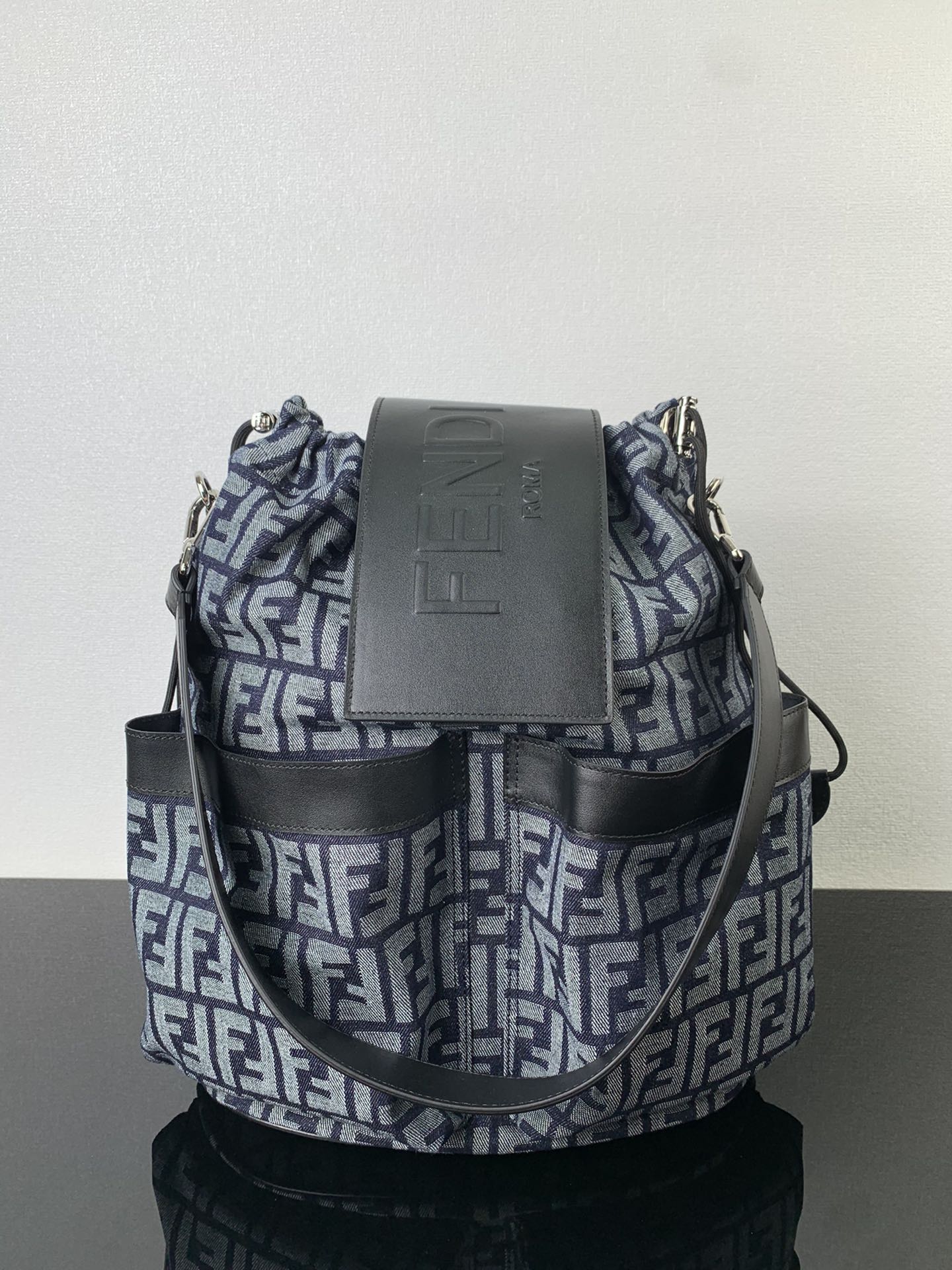 🆕✔️ Walking with Fendi ❤️❤️ Matching the new classic monogram backpack, unisex and ultra-lightweight. This bag can be worn as a backpack 🎒 or as a side/underarm bag—versatile and stylish ☘️ High looks and practical 💯💯 Multiple compartments keep your bag organized. Simple, versatile, perfect for work, school, travel, or business trips. Model: 7V324 Size: 36 x 31 x 16 cm image 1