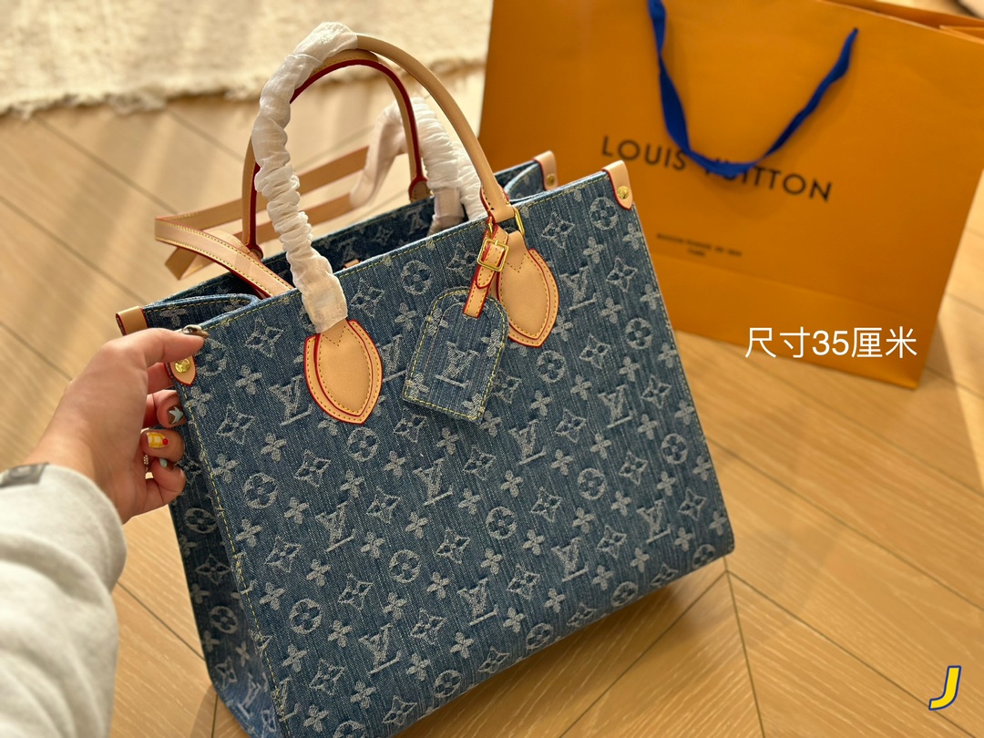 Louis Vuitton LV Onthego Sacs À Main Empreinte​ Série printemps