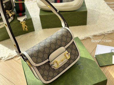 Gucci mirror quality Saddle Bags Brown 1955