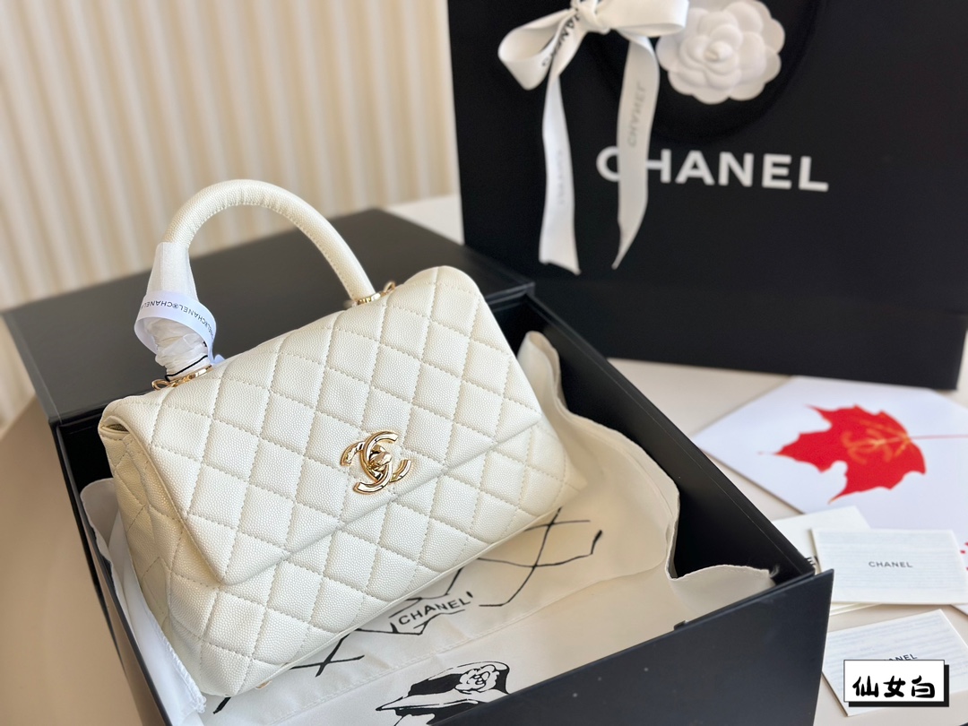 Chanel Coco Handle Taschen Handtaschen Rindsleder
