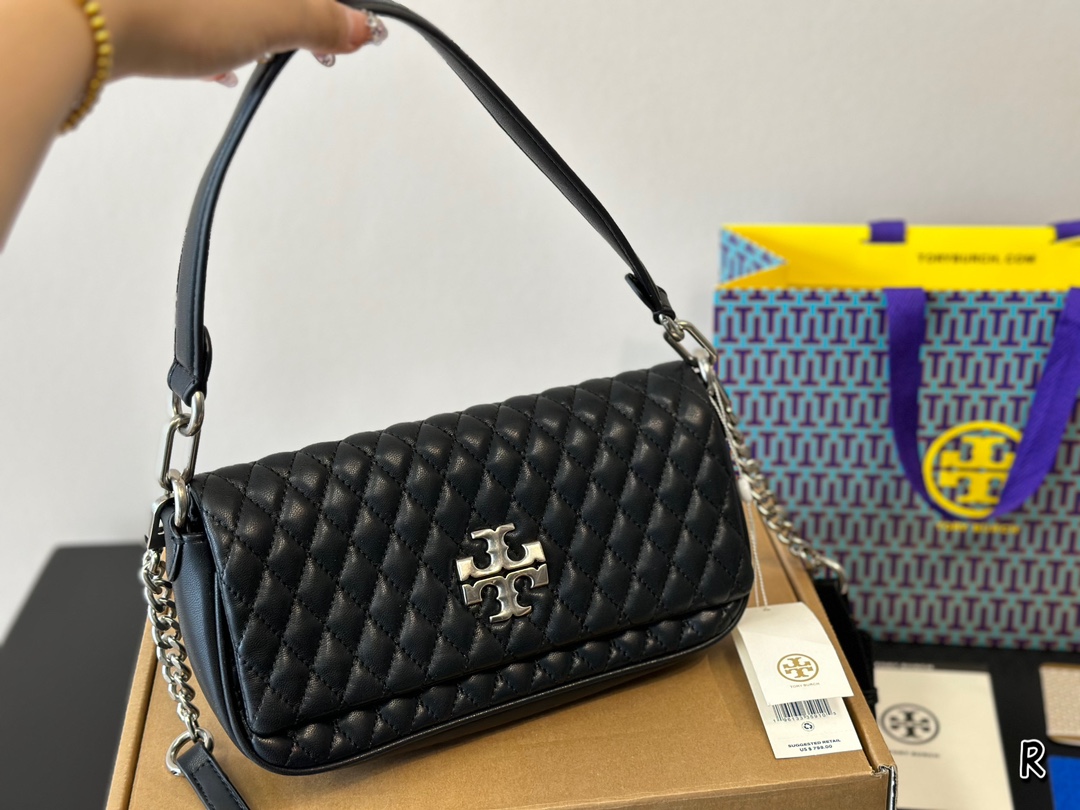 Tory Burch Taschen Umhängetaschen  & Schultertaschen Schaffell Baguette