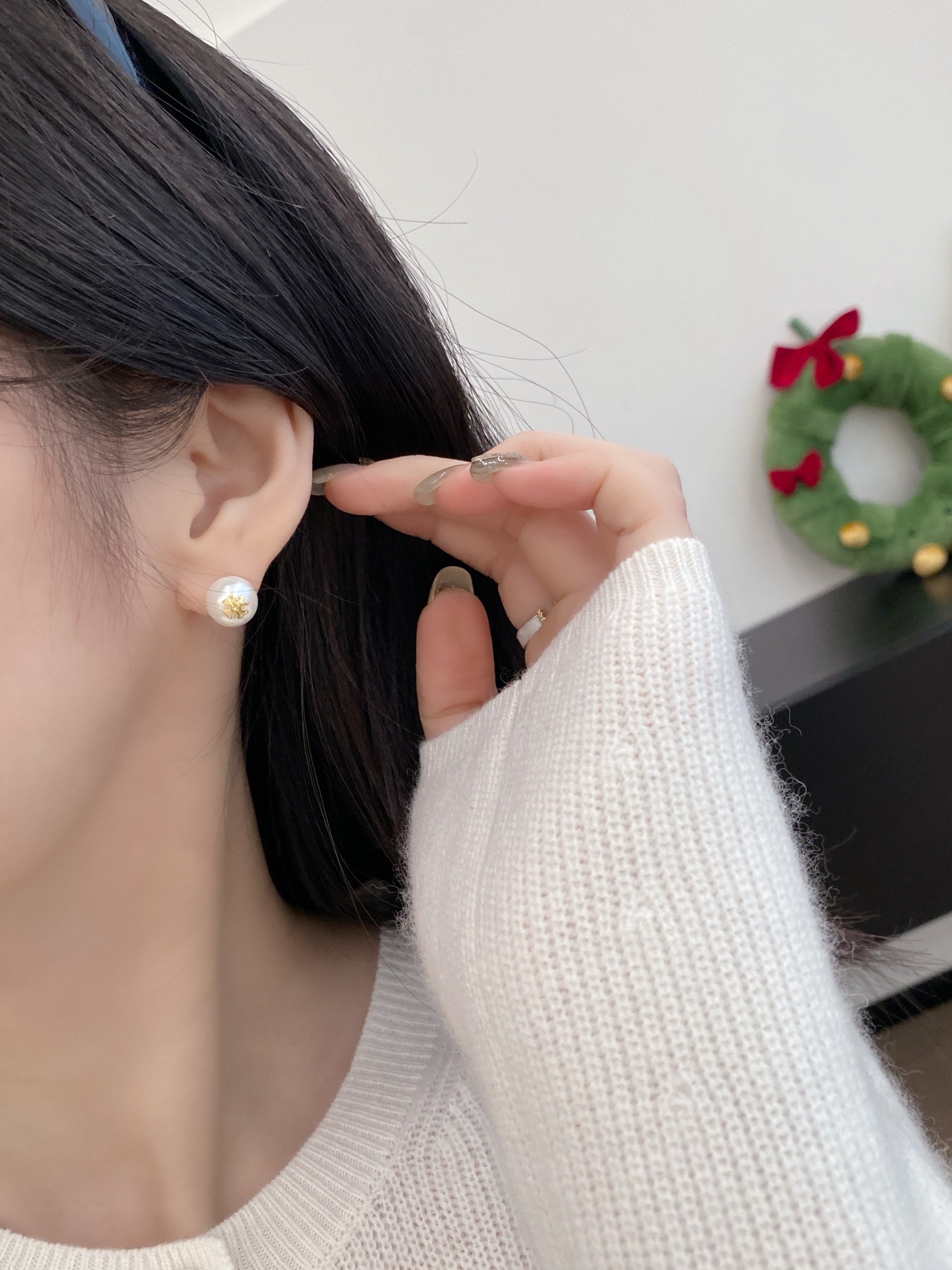 香奈儿 Chanel 传世高定珠宝耳环项链戒指首饰 #A8A2B619 8