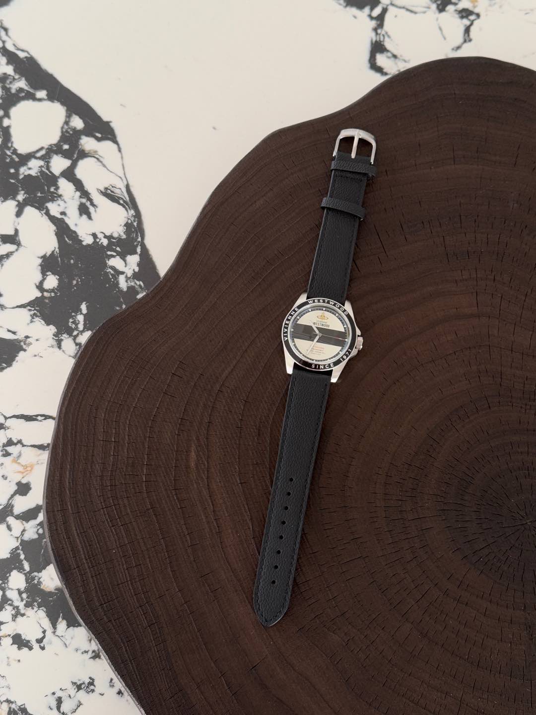 Belt model: VV293BKBK, original Swiss RONDA quartz movement, lychee - Tie