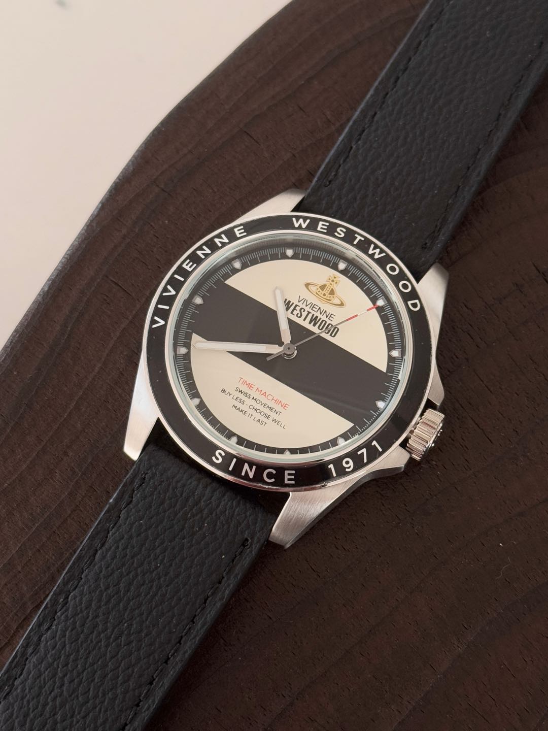 Belt model: VV293BKBK, original Swiss RONDA quartz movement, lychee - Tie 3