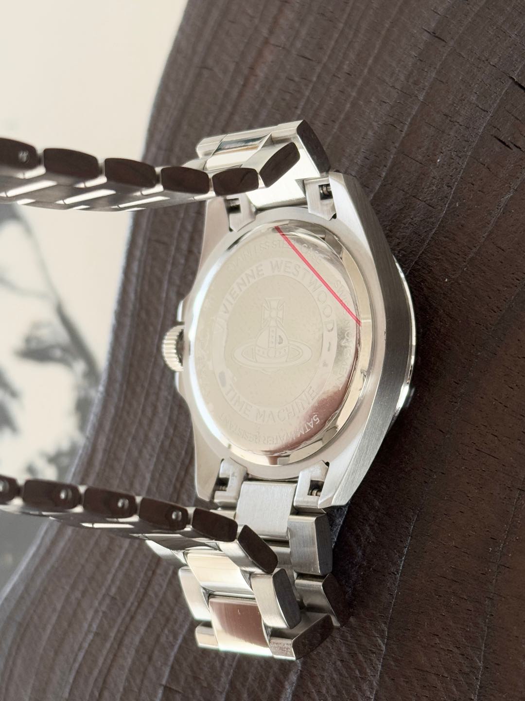 钢带型号：VV293BKSL，瑞士RONDA石英机芯，316L拉丝精钢表带，表盘直径38mm，30米生活防水 6