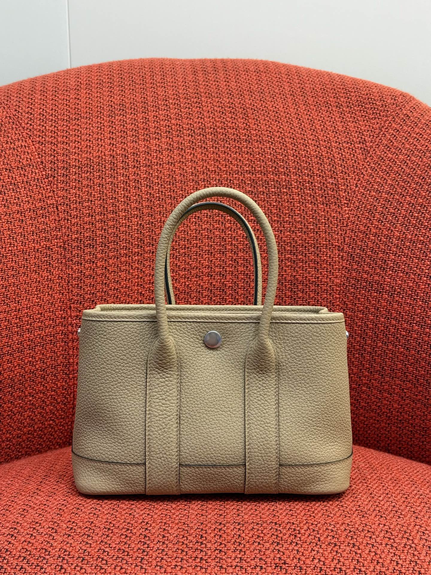 Hermès HermesThe latest garden bag Neo (mini) garden full leather size 23x16x10 Ntogo leather wax thread matching handmade craftsmanship