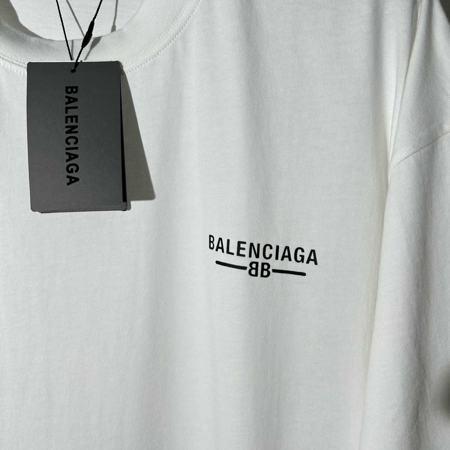 Balenciaga Printed Crewneck T-Shirt - BLCG Logo Tee - White, S-XL 6 i1749020402860 4555 0 4