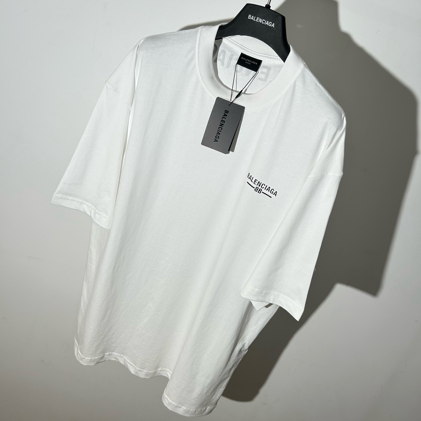 Balenciaga Printed Crewneck T-Shirt - BLCG Logo Tee - White, S-XL 9 i1749020403277 1342 0 7