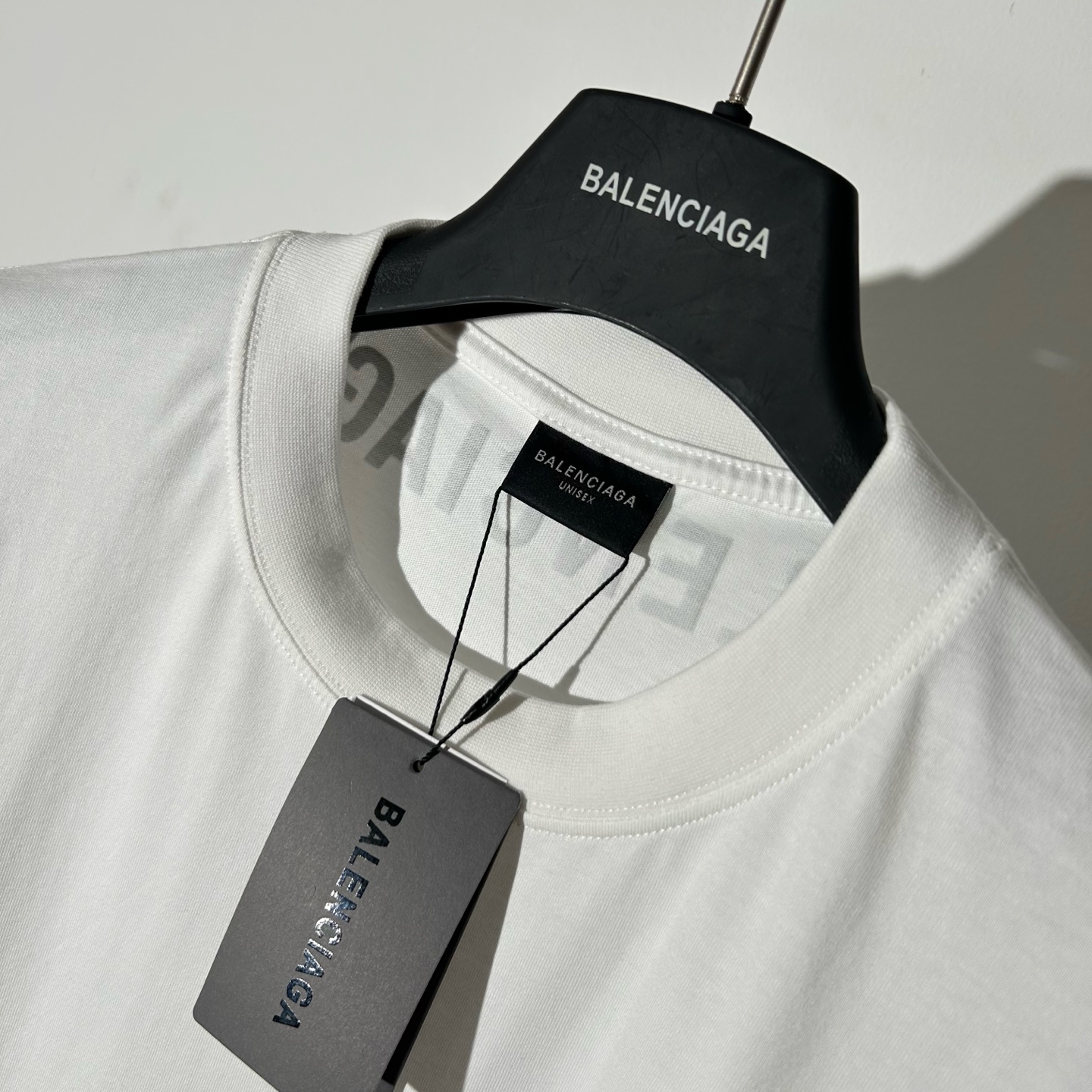 Balenciaga Printed Crewneck T-Shirt - BLCG Logo Tee - White, S-XL 7 i1749020403487 1808 0 5