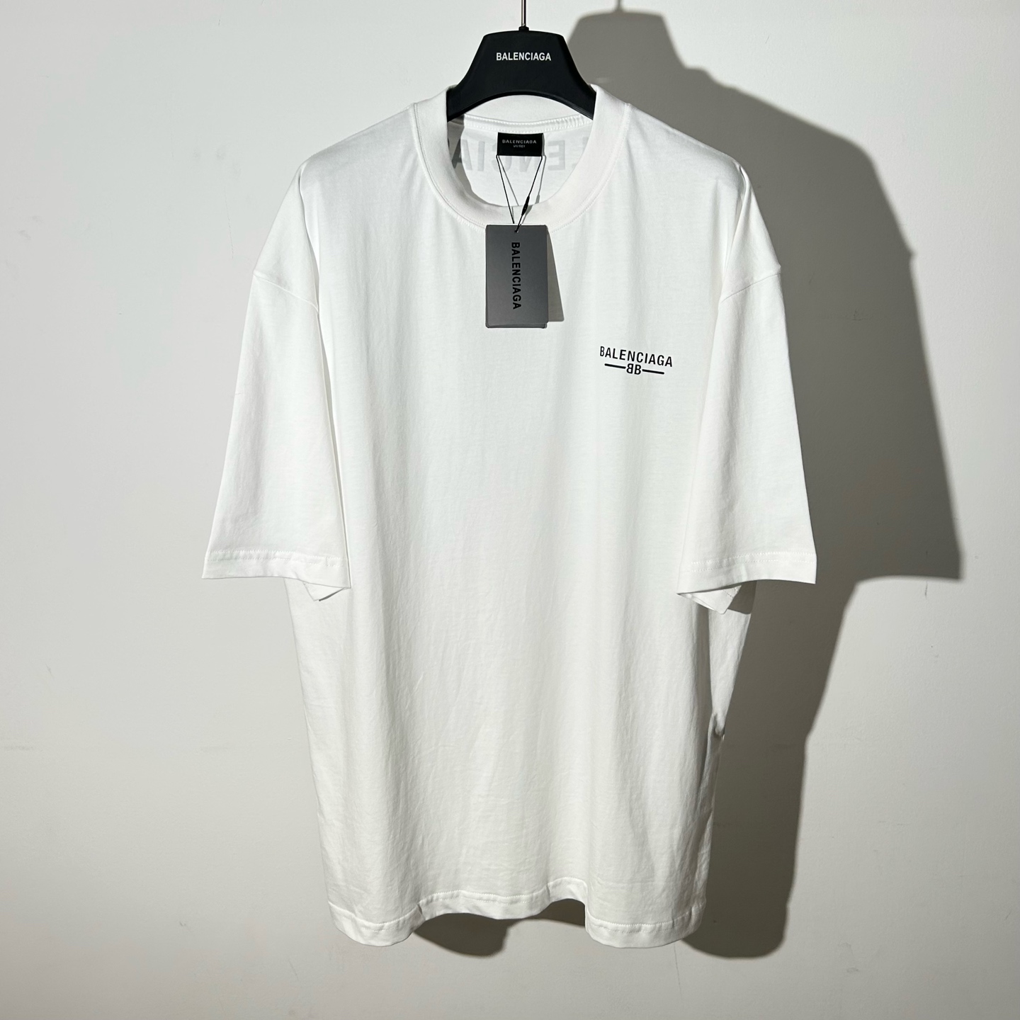 Balenciaga Printed Crewneck T-Shirt - BLCG Logo Tee - White, S-XL 2 i1749020404200 2569 0 0