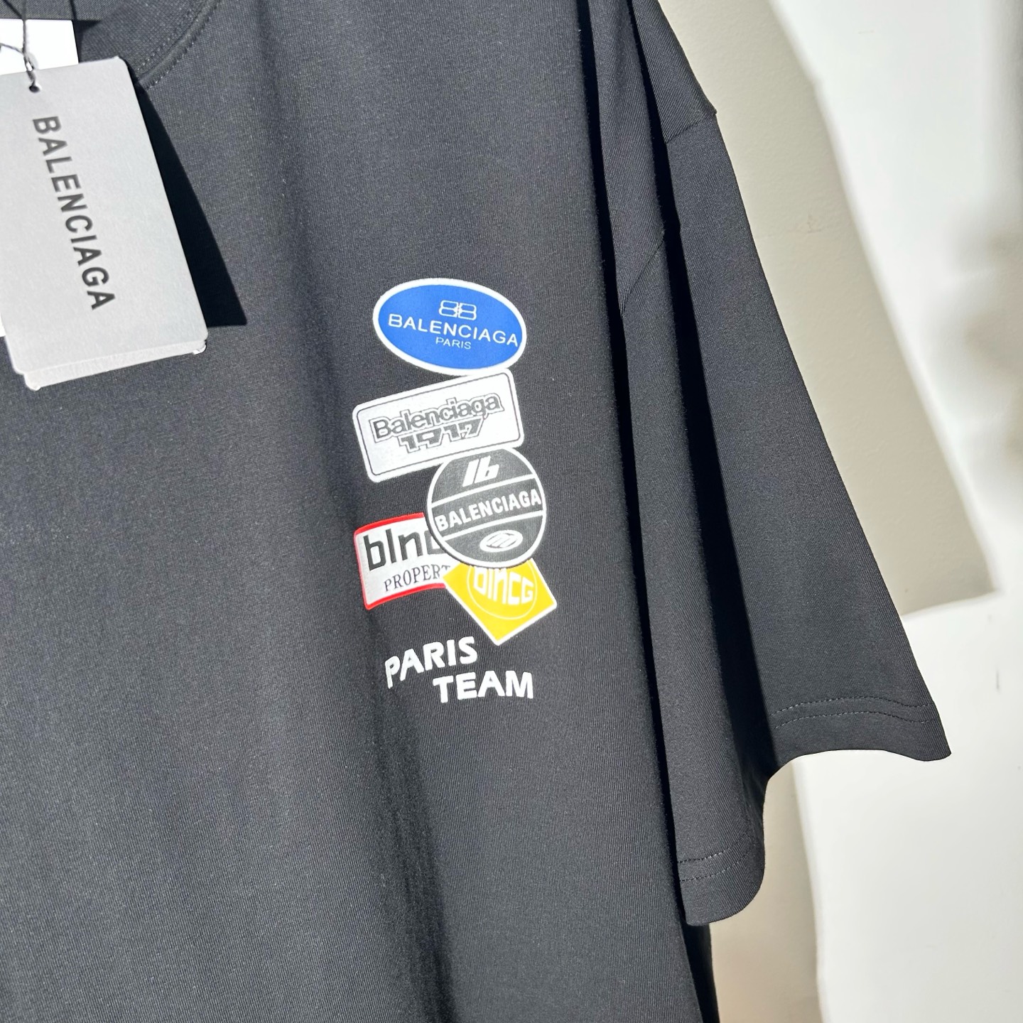 Balenciaga Printed Crewneck T-Shirt | BLCG Paris Team Tee | S-XL Sizes 7 i1749021100763 862 0 5