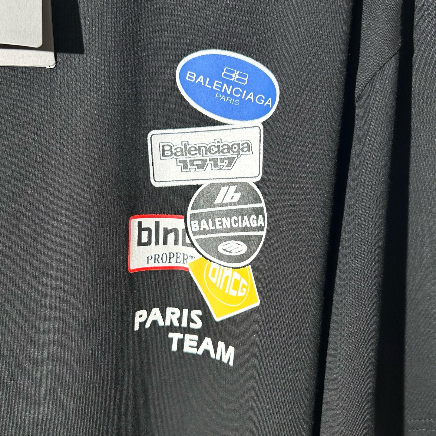 Balenciaga Printed Crewneck T-Shirt | BLCG Paris Team Tee | S-XL Sizes 5 i1749021101035 8218 0 3