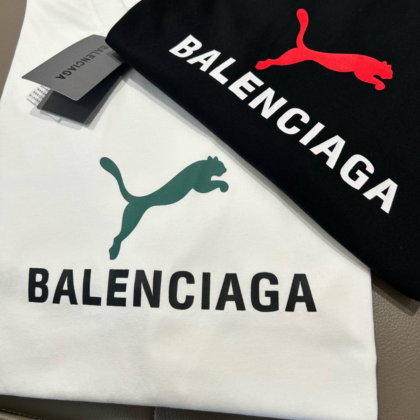 Balenciaga & Puma Crew Neck T-Shirt - Stylish Collaboration Tee for Men & Women 6 i1751697929565 3401 0 5