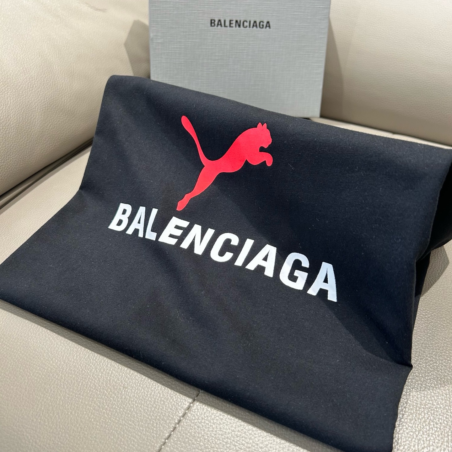 Balenciaga & Puma Crew Neck T-Shirt - Stylish Collaboration Tee for Men & Women 5 i1751697930039 2896 0 4