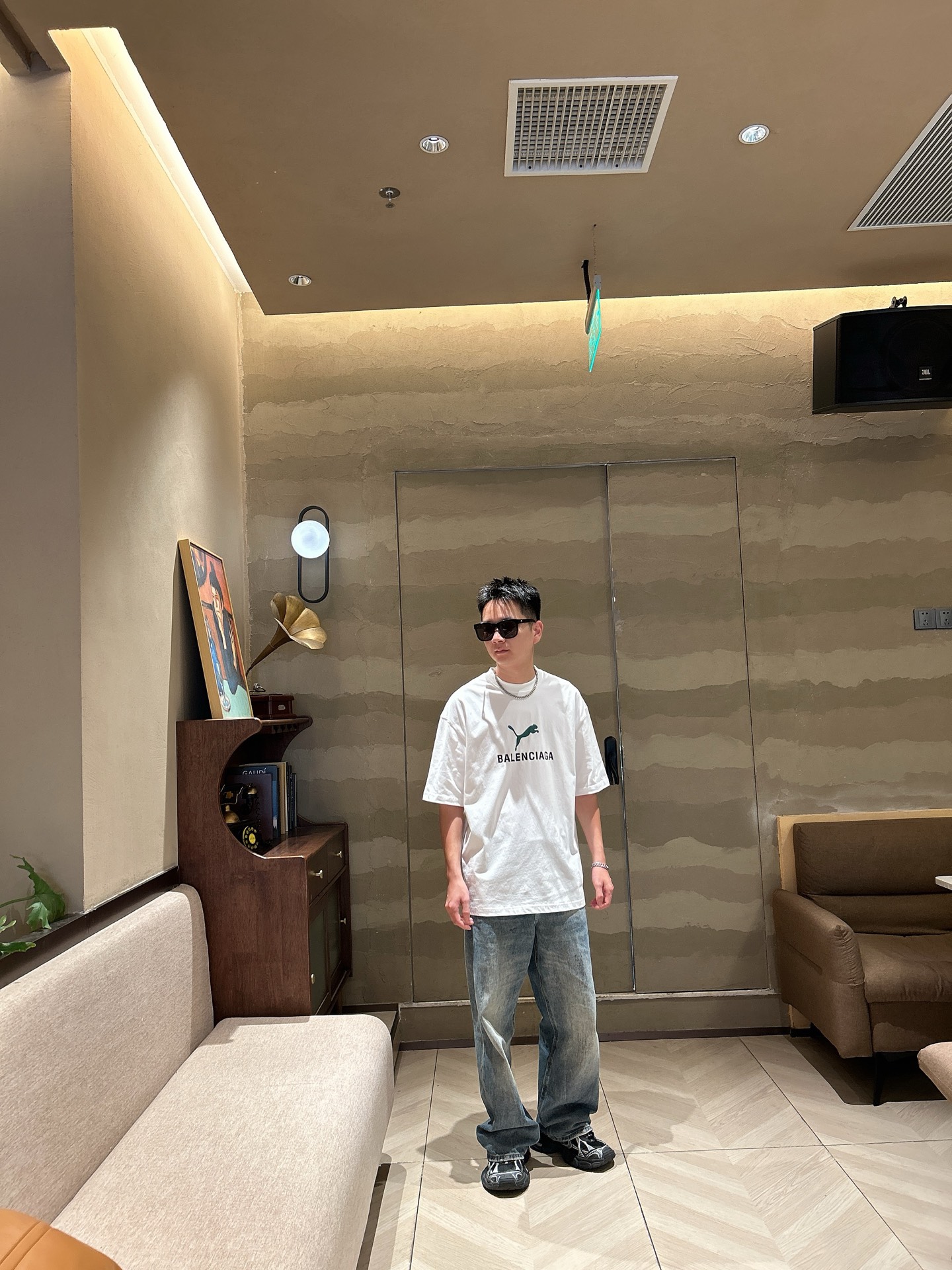 Balenciaga x Puma Crew Neck Tee - Limited Edition Collaboration T-Shirt 2 i1751793339203 9969 0 1