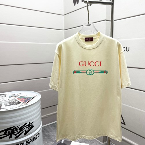 Gucci 2025SS Logo Print Short Sleeve T-Shirt, Unisex, Multiple Colors 1 Gucci 2025SS Logo Print Short Sleeve T-Shirt, Unisex, Multiple Colors