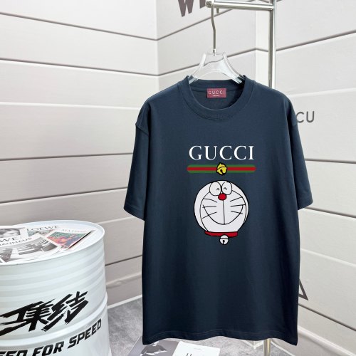 Gucci Doraemon Print Cotton T-Shirt, Unisex Short Sleeve Tee 1 Gucci Doraemon Print Cotton T-Shirt, Unisex Short Sleeve Tee