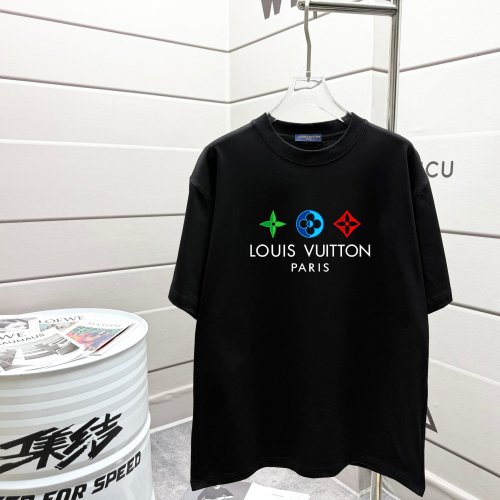 Louis Vuitton Paris Printed Cotton T-Shirt - Unisex Fashion Apparel 1 Louis Vuitton Paris Printed Cotton T-Shirt - Unisex Fashion Apparel