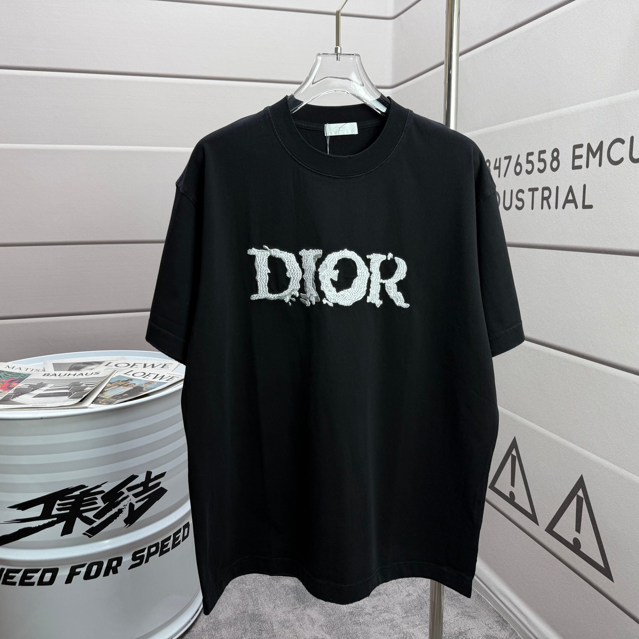 #@105 Dio* Christian Dior 2026 nuevo estilo de primavera y verano Diseño de bordado hueco tridimensional Lavado y desga…