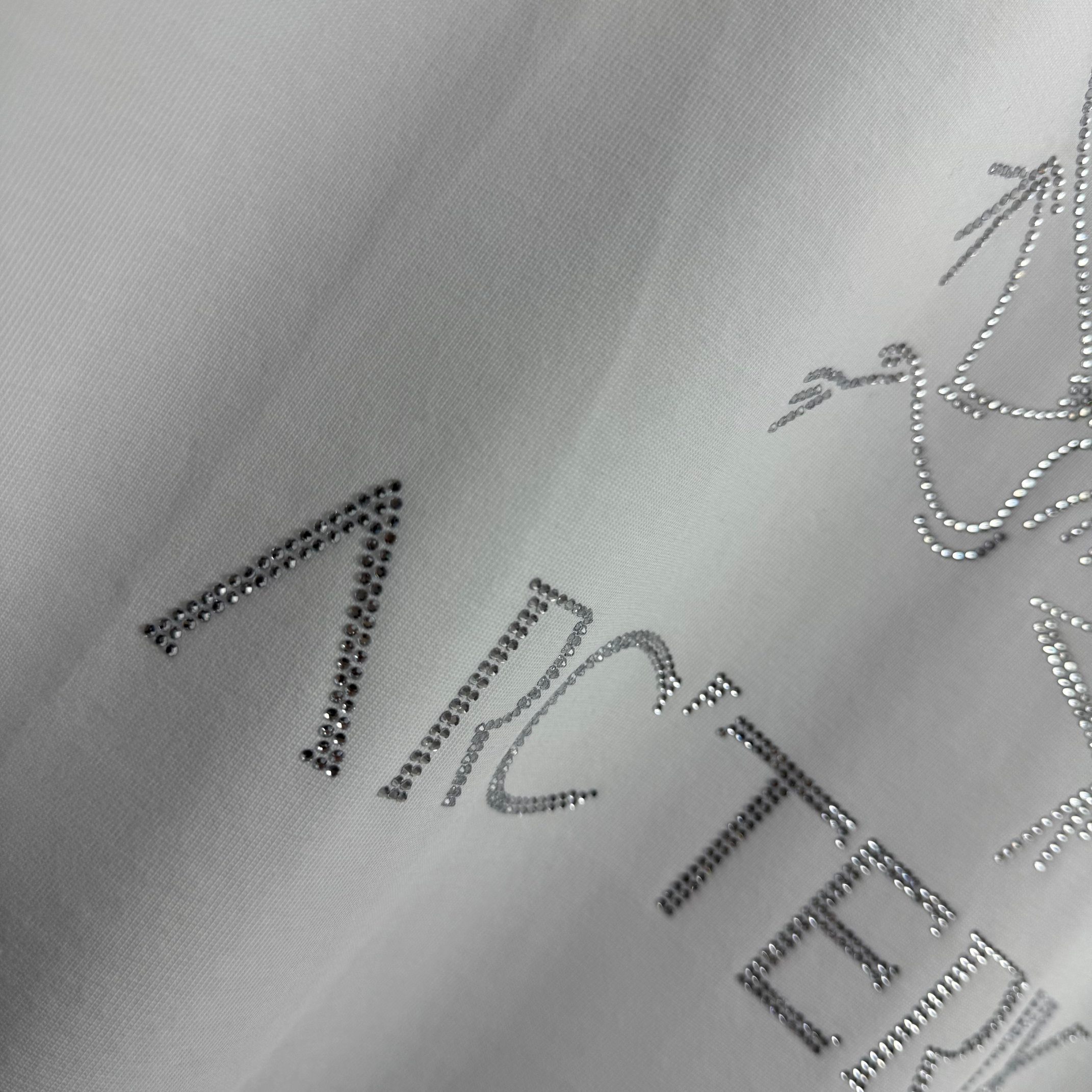 Arc'teryx # ARC'TERYX*始祖*鸟 2026春夏新款 个性 字母烫钻工艺 定制双纱平纹纯棉面料 短袖T恤