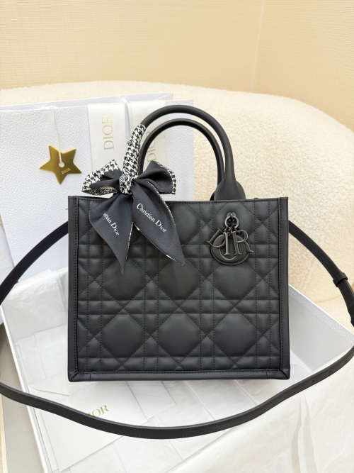 Dior Black Matte Leather Micro Book Tote Bag with Cannage Stitching 1 Dior Black Matte Leather Micro Book Tote Bag with Cannage Stitching