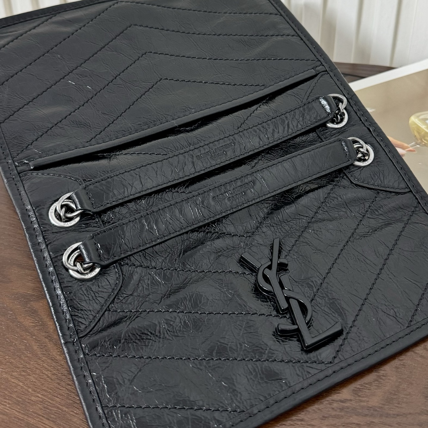 全套包装！型号:，尺寸:22-16.5-7.5cm！Niki新版，链条新增两个D扣，承受能力更强大！油蜡