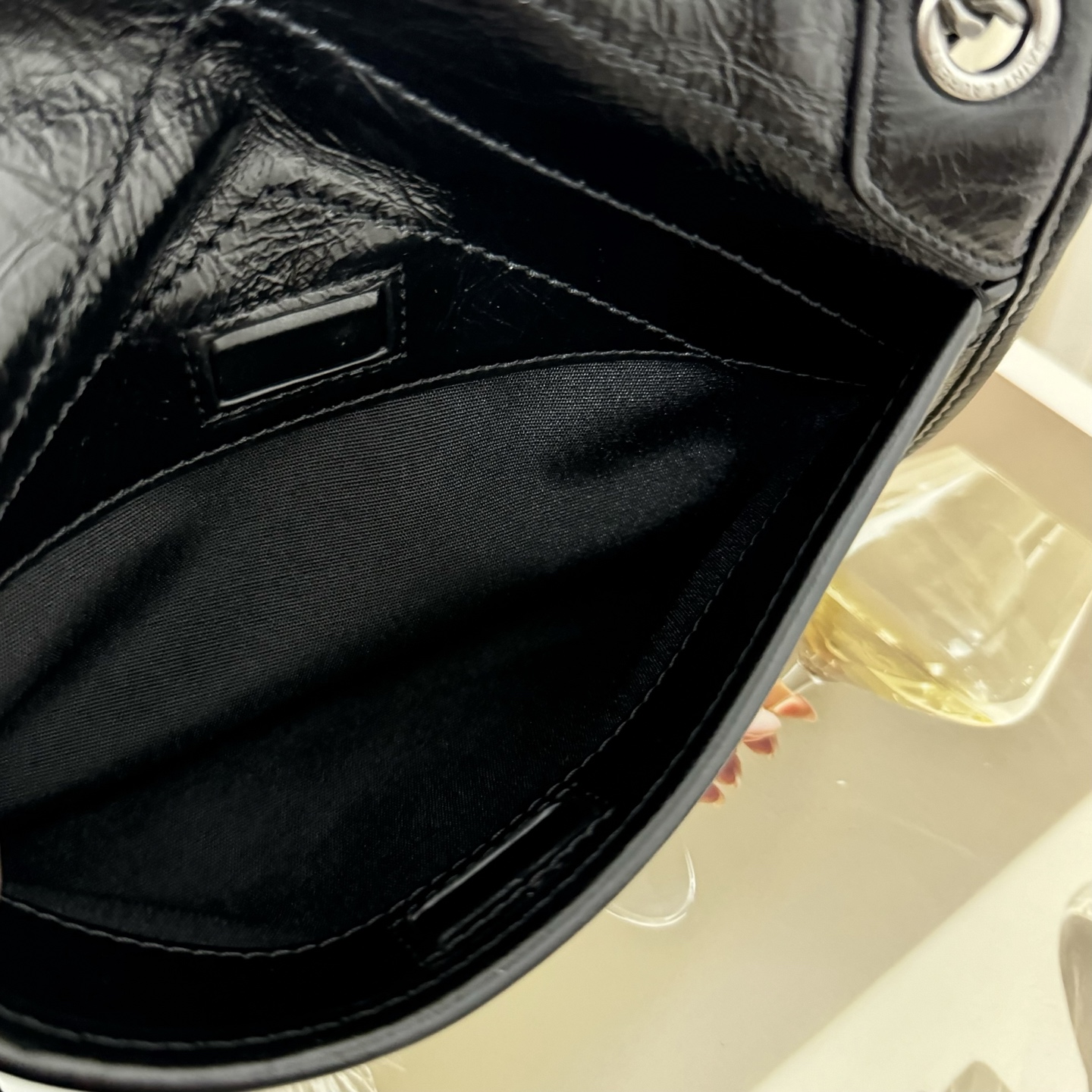 全套包装！型号:，尺寸:22-16.5-7.5cm！Niki新版，链条新增两个D扣，承受能力更强大！油蜡