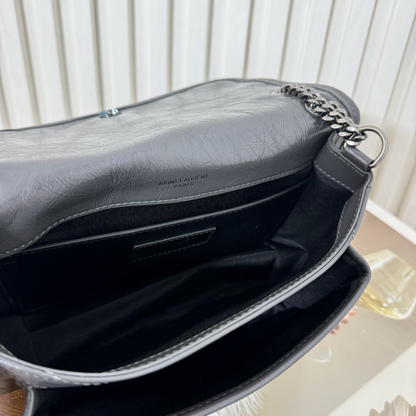 全套包装！型号:，尺寸:22-16.5-7.5cm！Niki新版，链条新增两个D扣，承受能力更强大！油蜡