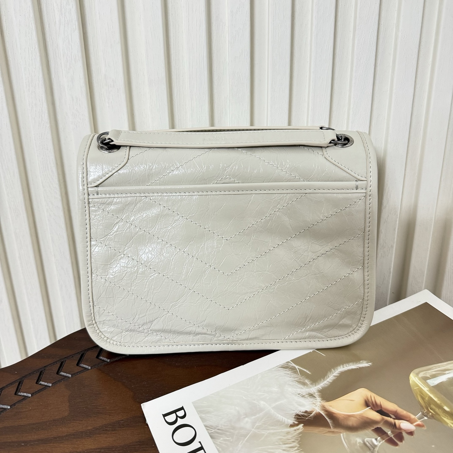 全套包装！型号:，尺寸:22-16.5-7.5cm！Niki新版，链条新增两个D扣，承受能力更强大！油蜡